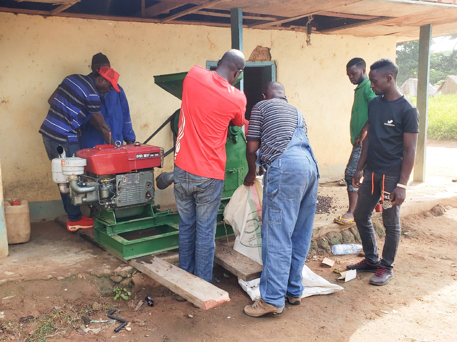 NWCA Ltd goes in search of Mbaw Plane Coffee Farmers, Offer hauling machine