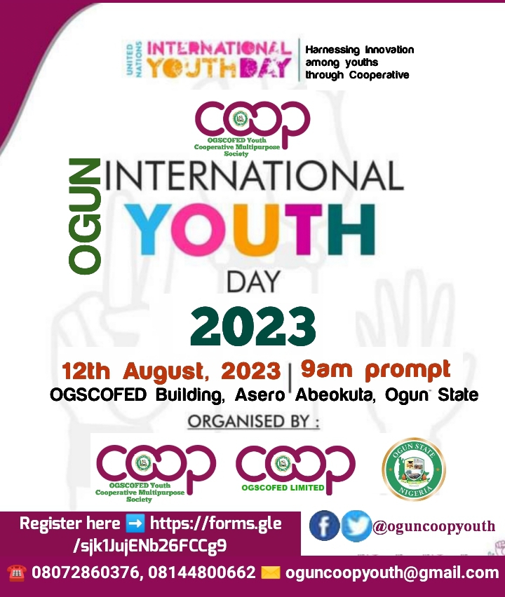 OGUN 2023 INTERNATIONAL YOUTH DAY: CLOSED DOOR MEETING WITH THE PRESIDENT AND VICE PRESIDENT OF OGSCOFED LIMITED