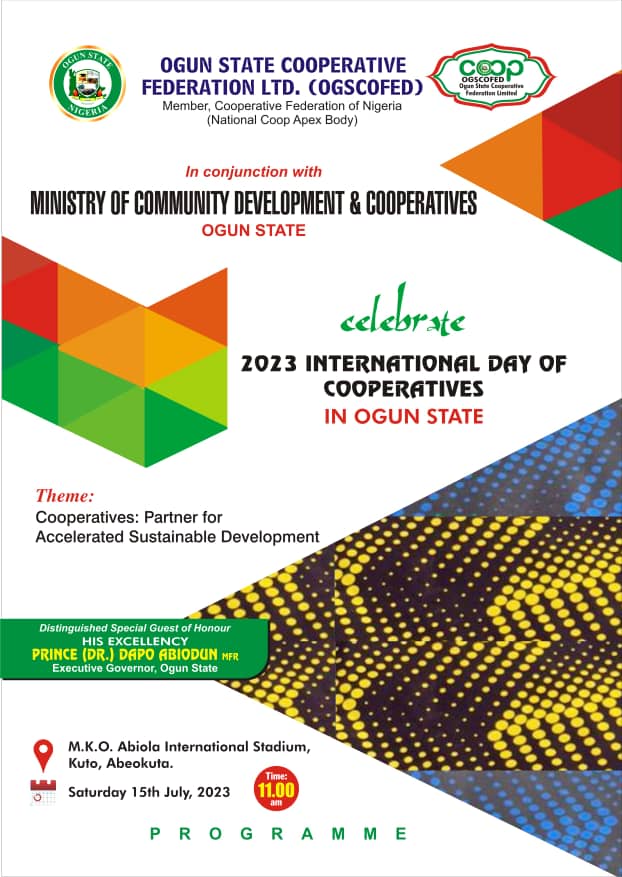 Ogun State to Celebrate 2023 #CoopsDay