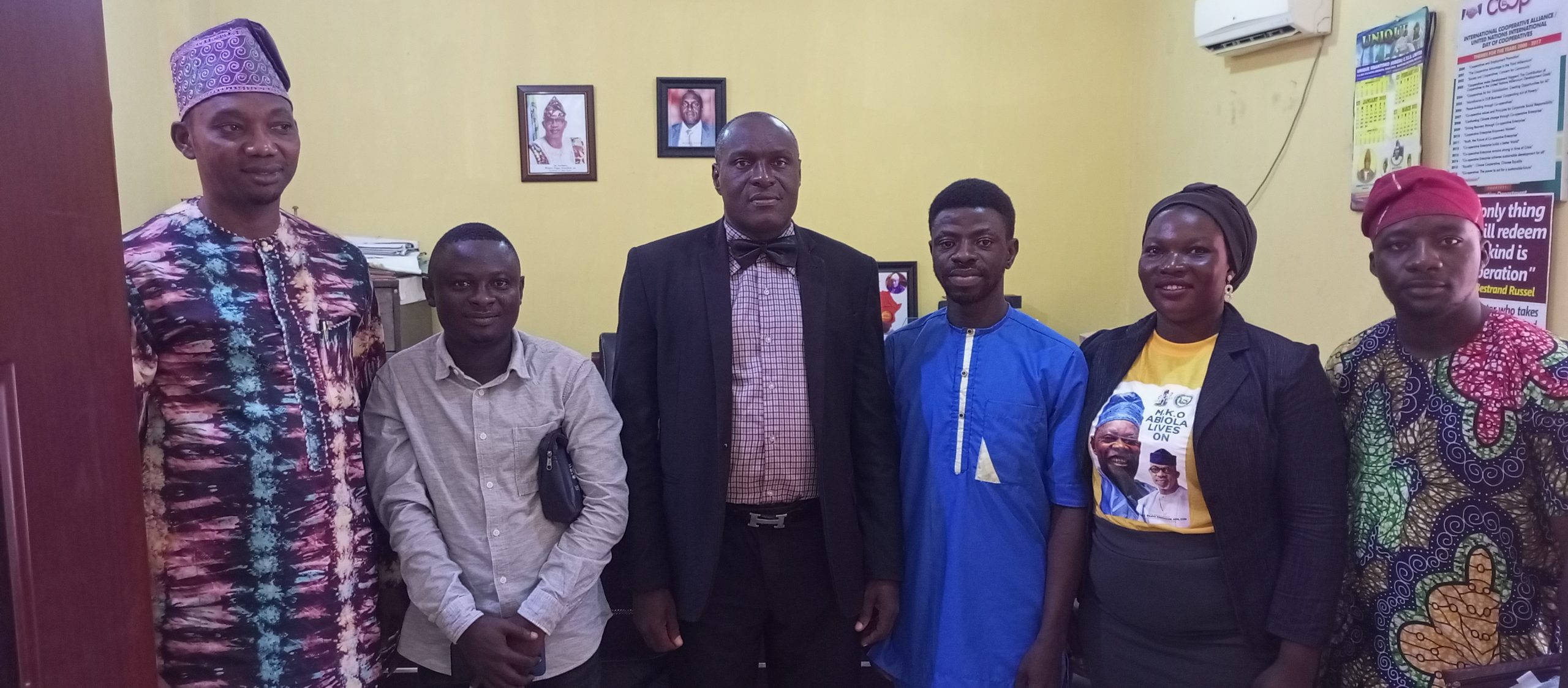 OGSCOFED Youth Cooperative Society Pays Courtesy Visit to Government Regulatory Body