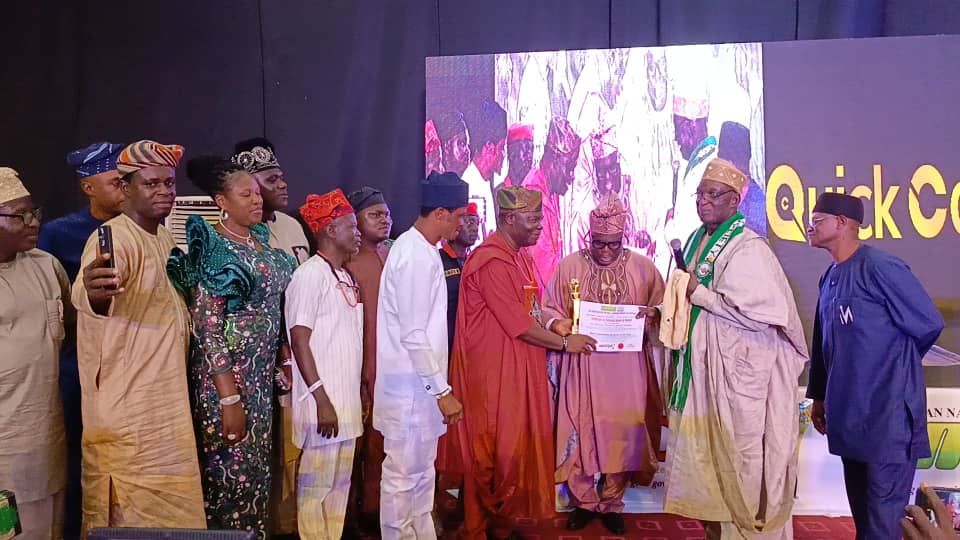 Gov. Adeleke bags ‘Most Outstanding Governor of the Year’ award. Becomes CRASoN Grand Patron