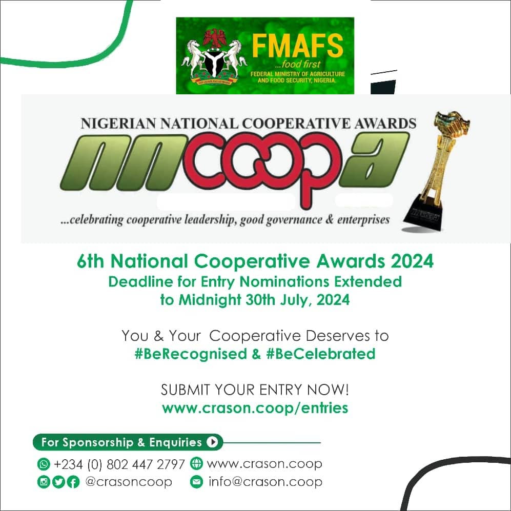 CRASoN and FMAFS Extend CoopAwards Entry Nomination Deadline